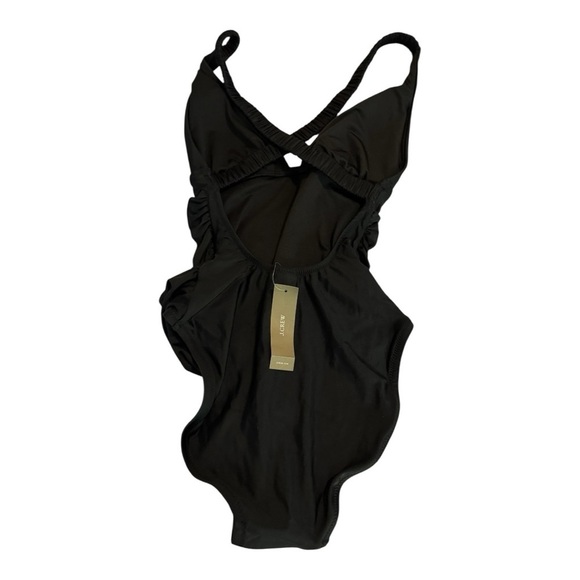 J.Crew Scrunchie-Criss Cross Strap Plunge  Onepiece Swimsuit in size 0 NEW BM430 - Picture 9 of 15